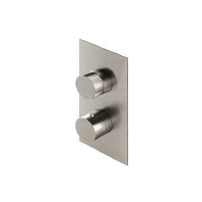 Treemme TR8A46_16 - Square Trim-Knurled Shut Off Handle-2Way Diverter Cartridge