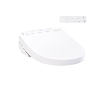Toto SW3445#01 - WASHLET S5 Electronic Bidet Toilet Seat with Instantaneous Water Heating, PREMIST and EWATER+ Wand Cleaning, Round, Cotton White
