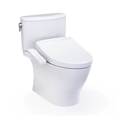 Toto MW4423346CUFG#01 - WASHLET+ Nexus 1G Two-Piece Elongated 1.0 GPF Toilet with S2 Bidet Seat, Cotton White