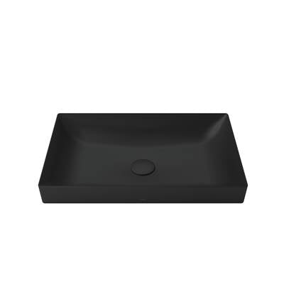 Toto LT476#MBL - Kiwami Rectangular 23'' Vessel Bathroom Sink, Matte Black