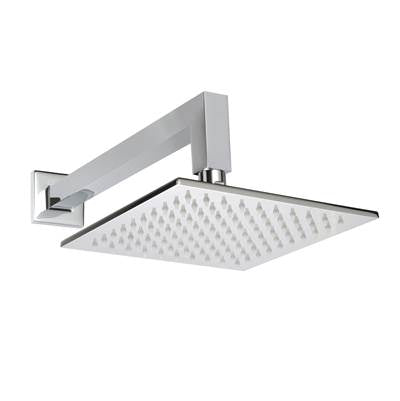 ThermaSol 15-1012-PC - Shower Arm And Rain Head Square