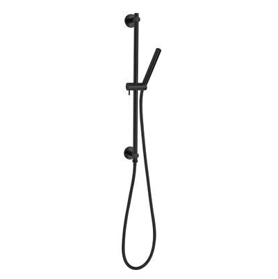 ThermaSol 15-1013-MB - Shower Rail, Hose, And Wand Round