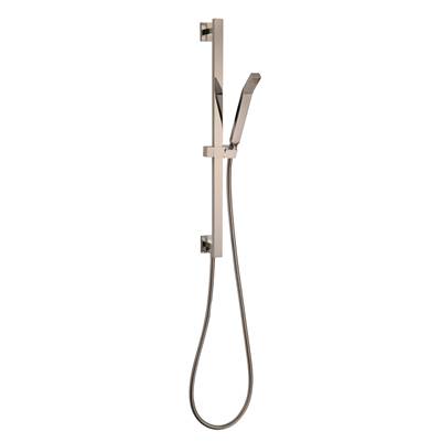 ThermaSol 15-1014-SN - Shower Rail, Hose, And Wand Square