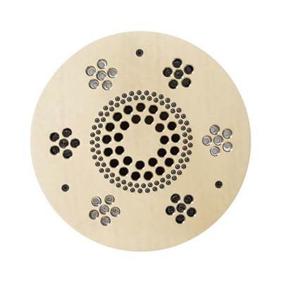 ThermaSol SLSRRD-SB - Serenity Light, Sound, Rain System Round