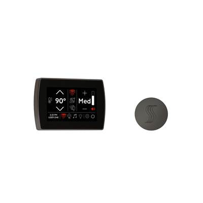 ThermaSol STCM-SVRD-BN - Signatouch Control And Steam Head Kit Round