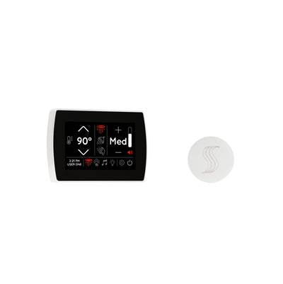 ThermaSol STCM-SVRD-WHT - Signatouch Control And Steam Head Kit Round