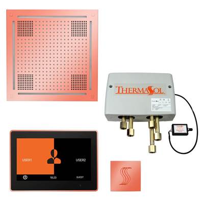 ThermaSol TWPH10US-COP - The Total Wellness Hydrovive Package With 10'' Thermatouch Square