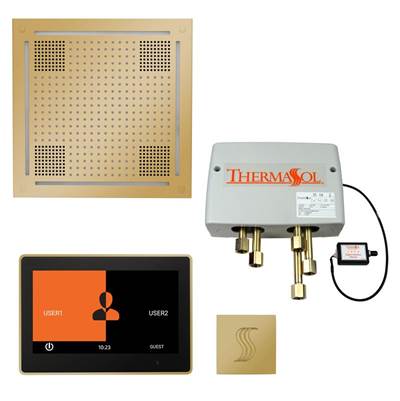 ThermaSol TWPH10US-PB - The Total Wellness Hydrovive Package With 10'' Thermatouch Square