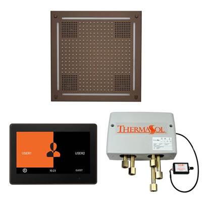 ThermaSol WHSP10S-ORB - The Wellness Hydrovive Shower Package With 10'' Thermatouch Square