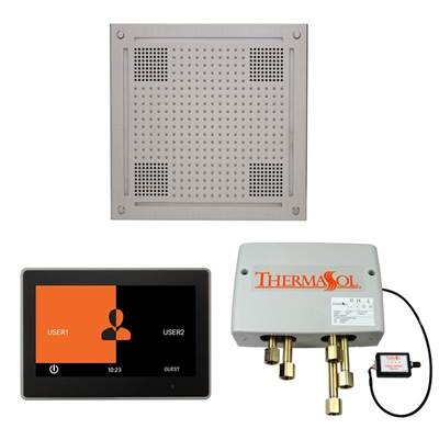 ThermaSol WHSP10S-SC - The Wellness Hydrovive Shower Package With 10'' Thermatouch Square