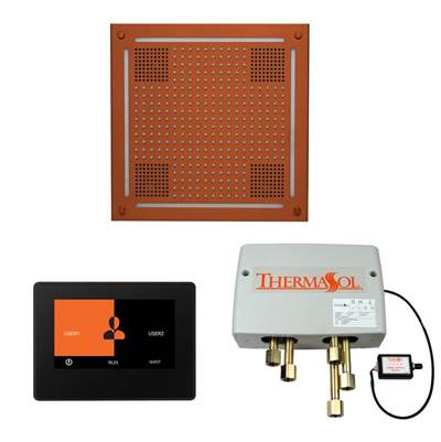 ThermaSol WHSP7S-AB - The Wellness Hydrovive Shower Package With 7'' Thermatouch Square