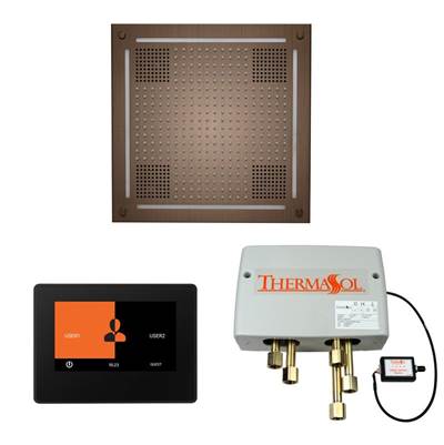 ThermaSol WHSP7S-AN - The Wellness Hydrovive Shower Package With 7'' Thermatouch Square