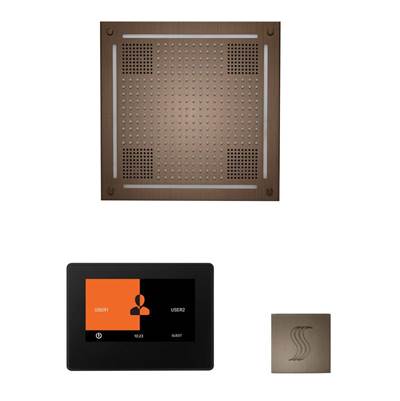 ThermaSol WHSTP7S-AN - The Wellness Hydrovive Steam Package With 7'' Thermatouch Square