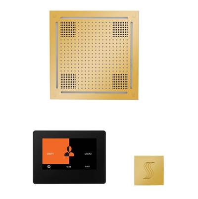 ThermaSol WHSTP7S-PG - The Wellness Hydrovive Steam Package With 7'' Thermatouch Square