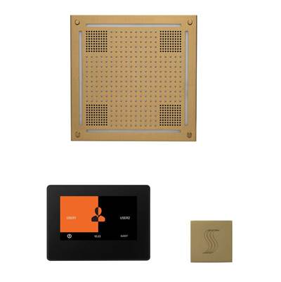 ThermaSol WHSTP7S-SB - The Wellness Hydrovive Steam Package With 7'' Thermatouch Square