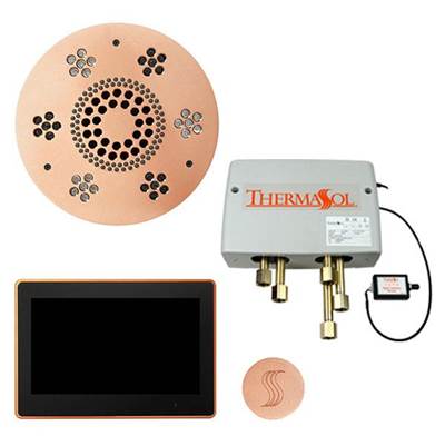 ThermaSol TWP10UR-COP - The Total Wellness Package With 10'' Thermatouch Trim Upgraded Round