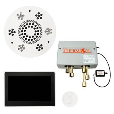 ThermaSol TWP10UR-WHT - The Total Wellness Package With 10'' Thermatouch Trim Upgraded Round