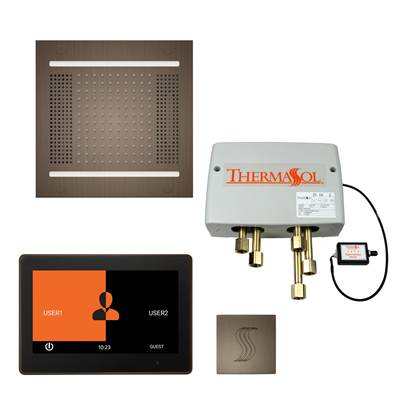 ThermaSol TWPH1410US-AN - The Total Wellness Hydrovive14 Package With 10'' Thermatouch Square