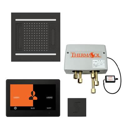 ThermaSol TWPH1410US-MB - The Total Wellness Hydrovive14 Package With 10'' Thermatouch Square