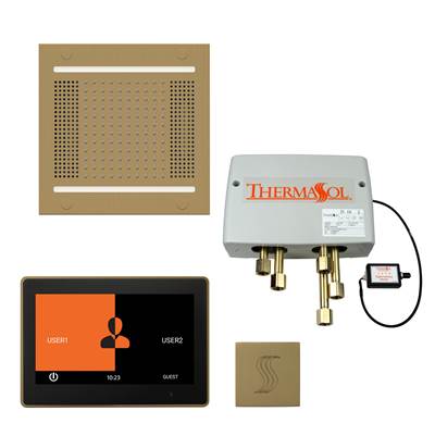 ThermaSol TWPH1410US-SB - The Total Wellness Hydrovive14 Package With 10'' Thermatouch Square