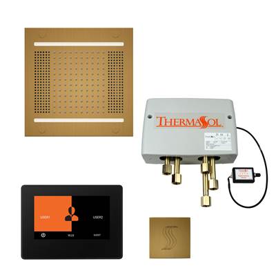 ThermaSol TWPH147S-AB - The Total Wellness Hydrovive14 Package With 7'' Thermatouch And Square