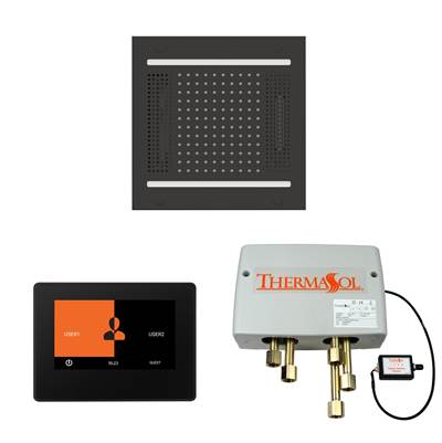 ThermaSol WH14SP7S-MB - The Wellness Hydrovive14 Shower Package With 7'' Thermatouch Square