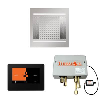 ThermaSol WH14SP7S-PC - The Wellness Hydrovive14 Shower Package With 7'' Thermatouch Square