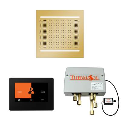 ThermaSol WH14SP7S-PG - The Wellness Hydrovive14 Shower Package With 7'' Thermatouch Square