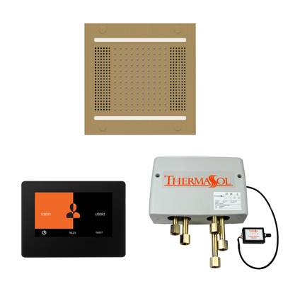 ThermaSol WH14SP7S-SB - The Wellness Hydrovive14 Shower Package With 7'' Thermatouch Square