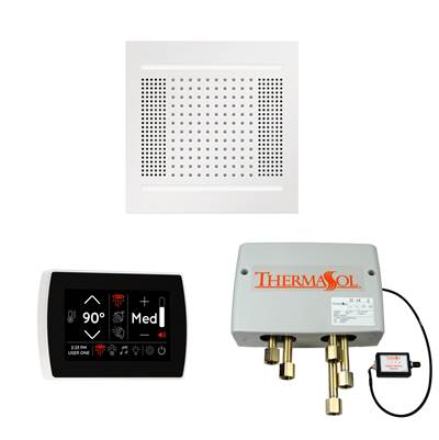 ThermaSol WH14SPSS-WHT - The Wellness Hydrovive14 Shower Package With Signatouch Square