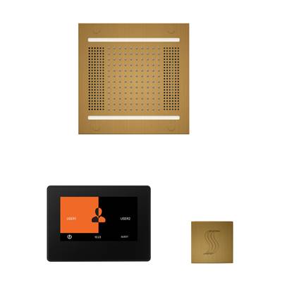 ThermaSol WH14STP7S-AB - The Wellness Hydrovive14 Steam Package With 7'' Thermatouch Square