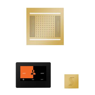 ThermaSol WH14STP7S-PG - The Wellness Hydrovive14 Steam Package With 7'' Thermatouch Square