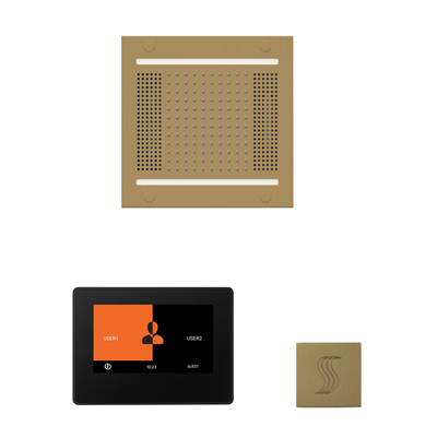 ThermaSol WH14STP7S-SB - The Wellness Hydrovive14 Steam Package With 7'' Thermatouch Square