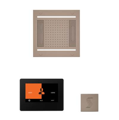 ThermaSol WH14STP7S-SN - The Wellness Hydrovive14 Steam Package With 7'' Thermatouch Square