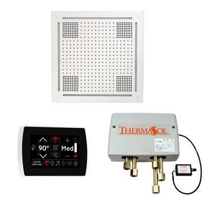 ThermaSol WHSPSS-WHT - The Wellness Hydrovive Shower Package With Signatouch Square