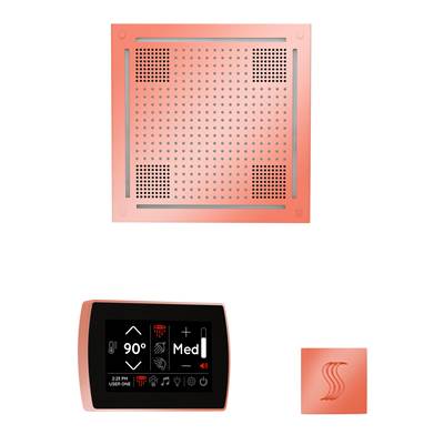 ThermaSol WHSTPSS-COP - The Wellness Hydrovive Steam Package With Signatouch Square