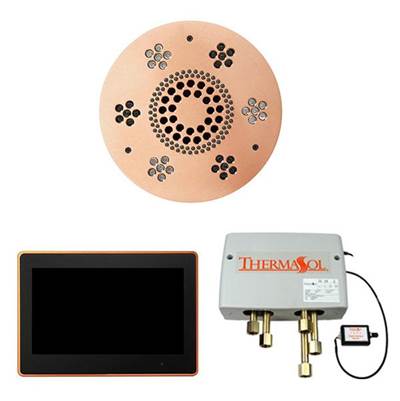 ThermaSol WSP10R-COP - The Wellness Shower Package With 10'' Thermatouch Round