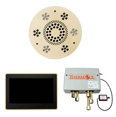 ThermaSol WSP10R-PB - The Wellness Shower Package With 10'' Thermatouch Round