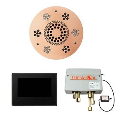ThermaSol WSP7R-COP - The Wellness Shower Package With 7'' Thermatouch Round