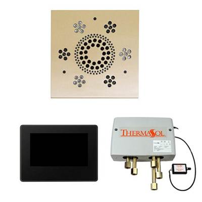 ThermaSol WSP7S-SB - The Wellness Shower Package With 7'' Thermatouch Square