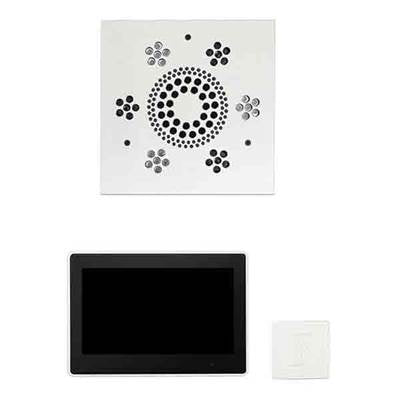 ThermaSol WSTP10S-WHT - The Wellness Steam Package With 10'' Thermatouch Square
