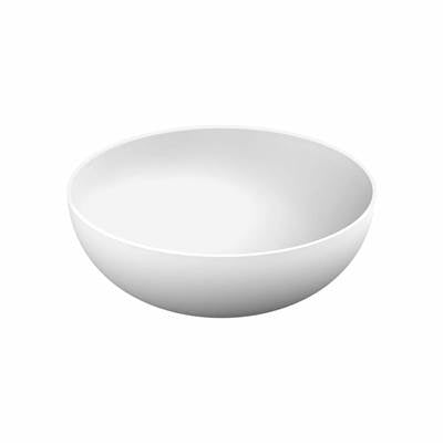 StoneTouch STCGBAS16WHMT - Vaso Round Countertop Basin 16'' White Matte