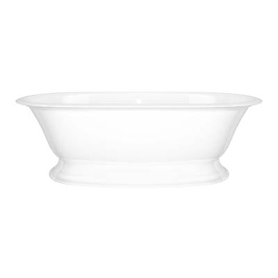 Victoria + Albert RAD-N-SW-OF+ELW-B-SW-OF - Elwick 75" x 36" Freestanding Soaking Pedestal Bathtub With Void