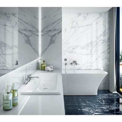 Victoria + Albert DU-ROS-122-IO - Rossendale 48" x 15" Undermount or Drop-In Lavatory Sink