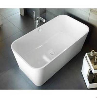 Victoria + Albert EDG-N-SW-NO - Edge 59" x 32" Freestanding Soaking Bathtub With Void
