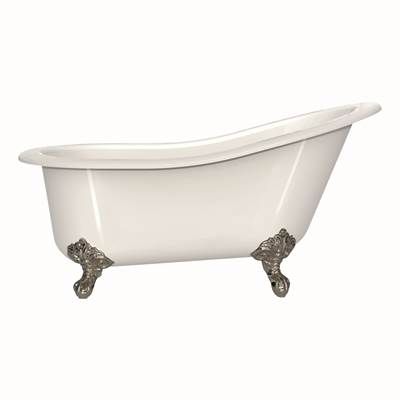 Victoria + Albert SHR-N-SW-OF+FT-SHR-PN - Shropshire 61" x 30" Freestanding Slipper Bathtub
