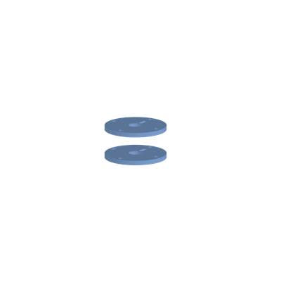Vogt MRC10.AZ - Vogt Mond Colour Accents For 8'' C.C. Faucet With Cross/Crescent Handles Az