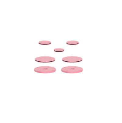 Vogt MRC14.RP - Vogt Mond Colour Accents For 2/3-Way Shower Set With Moon Handles Rp