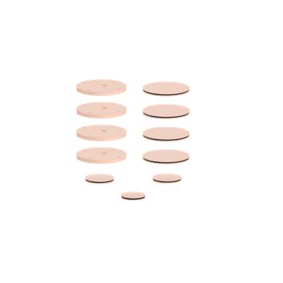 Vogt MRC24.BP - Vogt Mond Accent Pieces For 3/4'' Shower Set With Moon Handles Bp