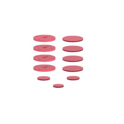 Vogt MRC24.FP - Vogt Mond Accent Pieces For 3/4'' Shower Set With Moon Handles Fp